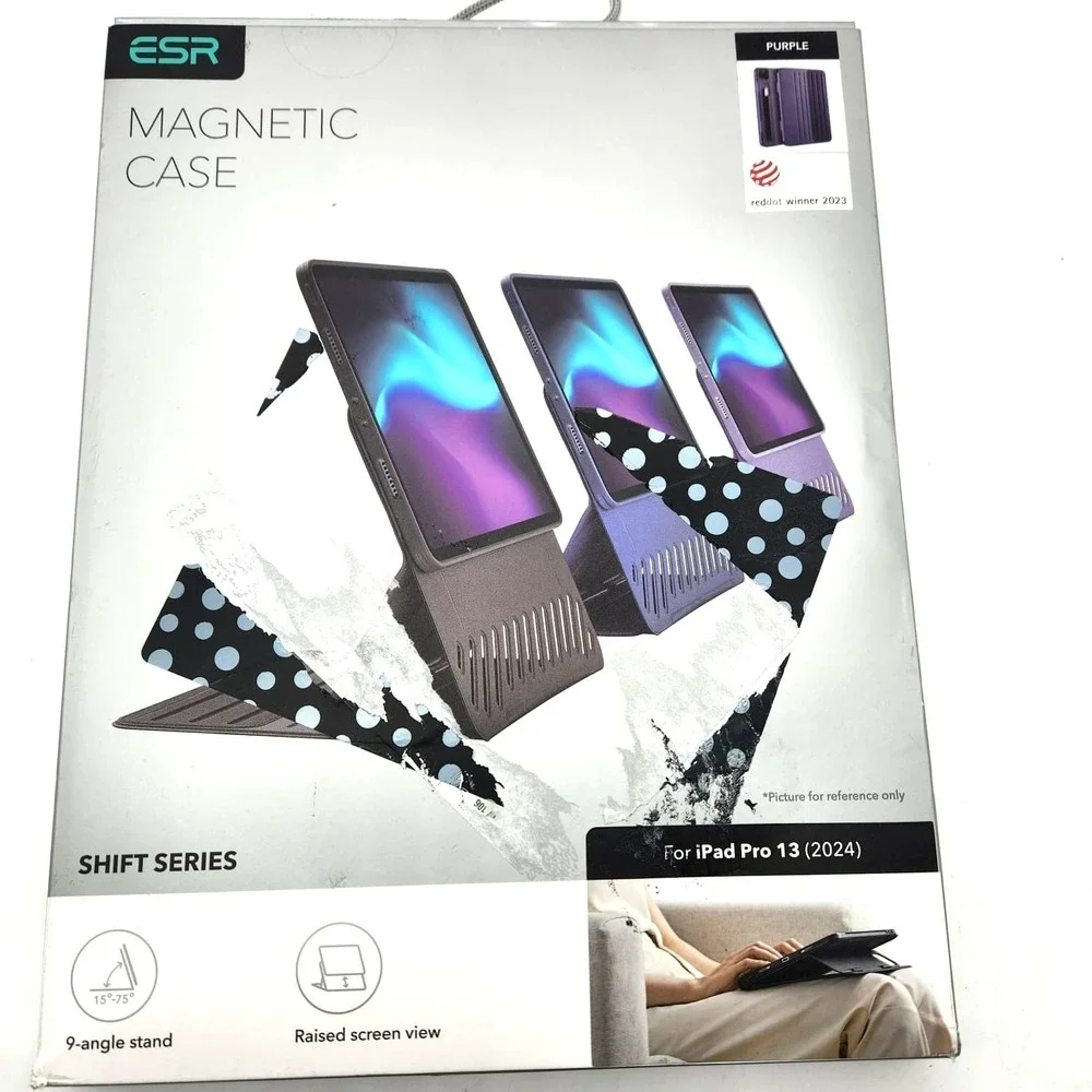 ESR Shift Case iPad Pro 13 M5 M4 2025 2024 Purple‎ Magnetic 9-Angle Stand